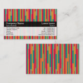 カラーバンド – 黒 – 抽象芸術240113a 名刺 (正面/裏面)