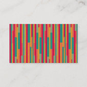 カラーバンド – 黒 – 抽象芸術240113a 名刺 (裏面)