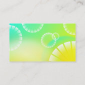 カラーバンド – 黒 – 抽象芸術 名刺 (裏面)