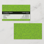 カラーバンド – 黒 – 緑のテクスチャ 名刺 (正面/裏面)