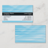 カラーバンド – 黒 – 青のテクスチャ 名刺 (正面/裏面)