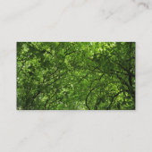 カラーバンド – 黒 – Woodland Canopy 名刺 (裏面)