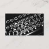 カラーバンド – Dkグリーン – ヴィンテージタイプライター 名刺 (裏面)