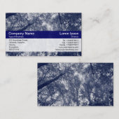 カラーバンド – Dpネイビー – ブルー秋 名刺 (正面/裏面)