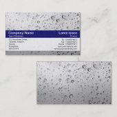 カラーバンド – Dp Navy - Rain on My Window 名刺 (正面/裏面)