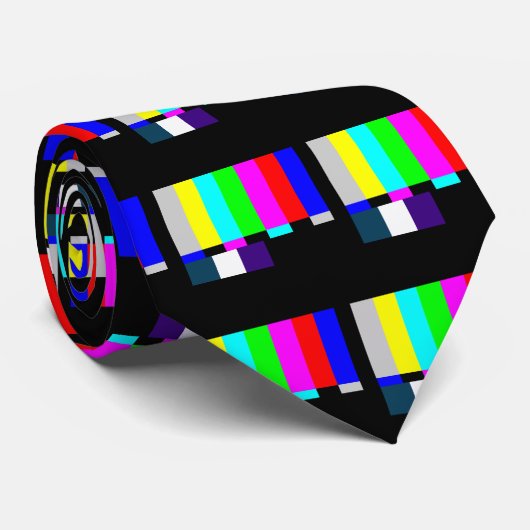 カラーバーのタイ ネクタイ (ロール)