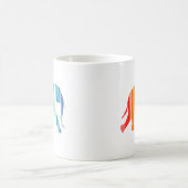 カラーバーの象 コーヒーマグカップ (中央)