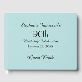 カラーバースデーパーティーのメモリ/ゲストブックを選択 ゲストブック (正面)