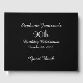 カラーバースデーパーティーのメモリ/ゲストブックを選択 ゲストブック (正面)