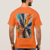 カラーバーストエクスプロージョン 3D Tシャツ (裏面)