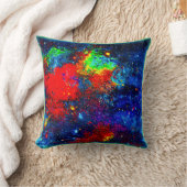 カラーバーストコスモス。買今 クッション (ブランケット)