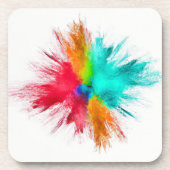 カラーバーストセンターピースアート コースター (正面)