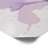 カラーバースト水カラー – 抽象芸術エネルギーinバイブラン ポスター (コーナー)