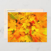カラーバースト紅葉紅葉 ポストカード (正面/裏面)