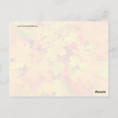 カラーバースト紅葉紅葉 ポストカード (裏面)