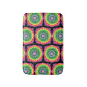 カラーバースト虹プリズムマンダラ バスマット (正面縦)