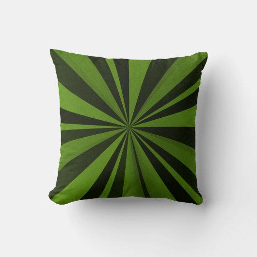 カラーバースト - オリーブグリーン クッション (正面)