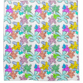 カラーバースト シャワーカーテン (正面)