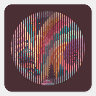 カラーバースト ドーム ステッカー #00001 – カスタマイズ可能