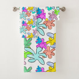 カラーバースト バスタオルセット