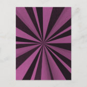 カラーバースト - ピンク ポストカード (正面)