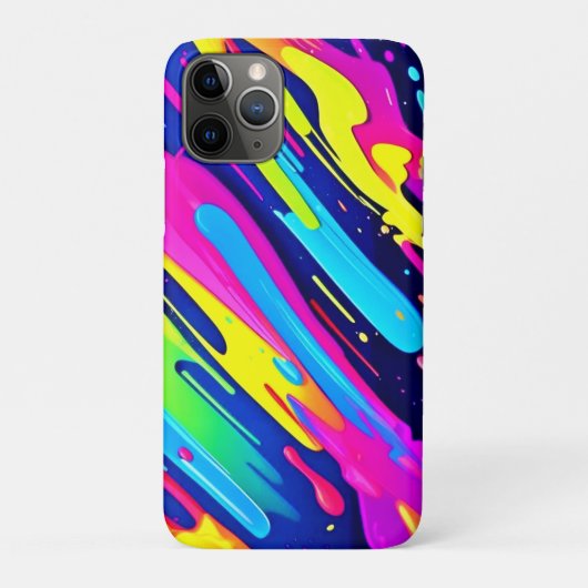 カラーバースト：抽象芸術フロー Case-Mate iPhoneケース (裏)