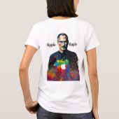 カラーバーストAppleロゴティー Tシャツ (裏面)