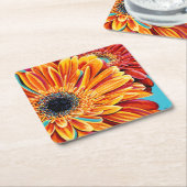 カラーバーストII スクエアペーパーコースター (アングル)