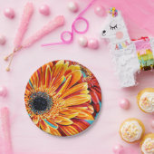 カラーバーストII ペーパープレート (パーティー)