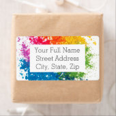 カラーパウダーレインボー ラベル (インサイチュ)