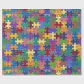 カラーパズル ラッピングペーパー (フラット)