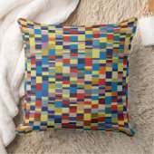 カラーパッチワーク061120 クッション (ブランケット)