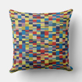 カラーパッチワーク061120 クッション (裏面)