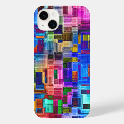 カラーパッチワークiPhone / iPadケース Case-Mate iPhoneケース (裏面)