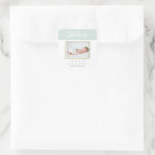 カラーパネルの誕生発表 スクエアシール (バッグ)