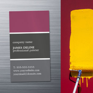 カラーパレクールットプロフェッショナルペインター マグネット名刺