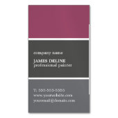 カラーパレクールットプロフェッショナルペインター マグネット名刺 (正面縦)