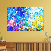 カラーパレットのアート キャンバスプリント (インサイチュ (リビング))