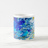 カラーパレットのアート コーヒーマグカップ (中央)