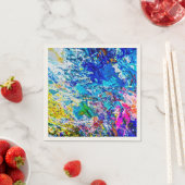 カラーパレットのアート スタンダードカクテルナプキン (インサイチュ)