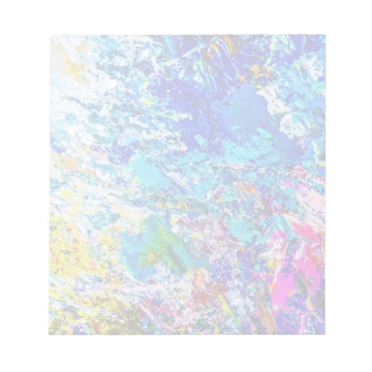 カラーパレットのアート ノートパッド (正面)