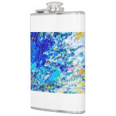 カラーパレットのアート フラスク (左)