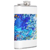 カラーパレットのアート フラスク (右)