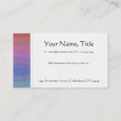 カラーパレットのデザイン5の名刺 名刺 (裏面)