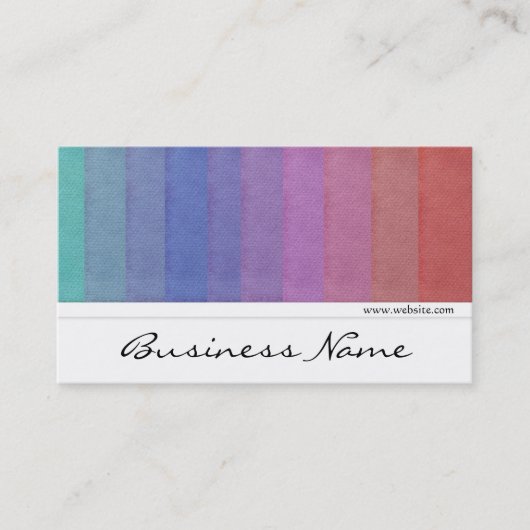 カラーパレットのデザイン5の名刺 名刺 (正面)