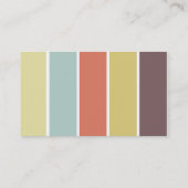 カラーパレットの名刺 コーリングカード (裏面)
