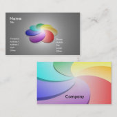 カラーパレットの名刺 名刺 (正面/裏面)