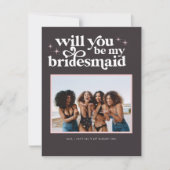 カラーパレットは私のブライドメイド提案になる 案内状 (正面)