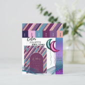 カラーパレットジュエルトーンマゼンタティール(緑がかった色)バラ金ゴールド (スタンド正面)