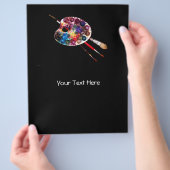 カラーパレット チラシ (手)